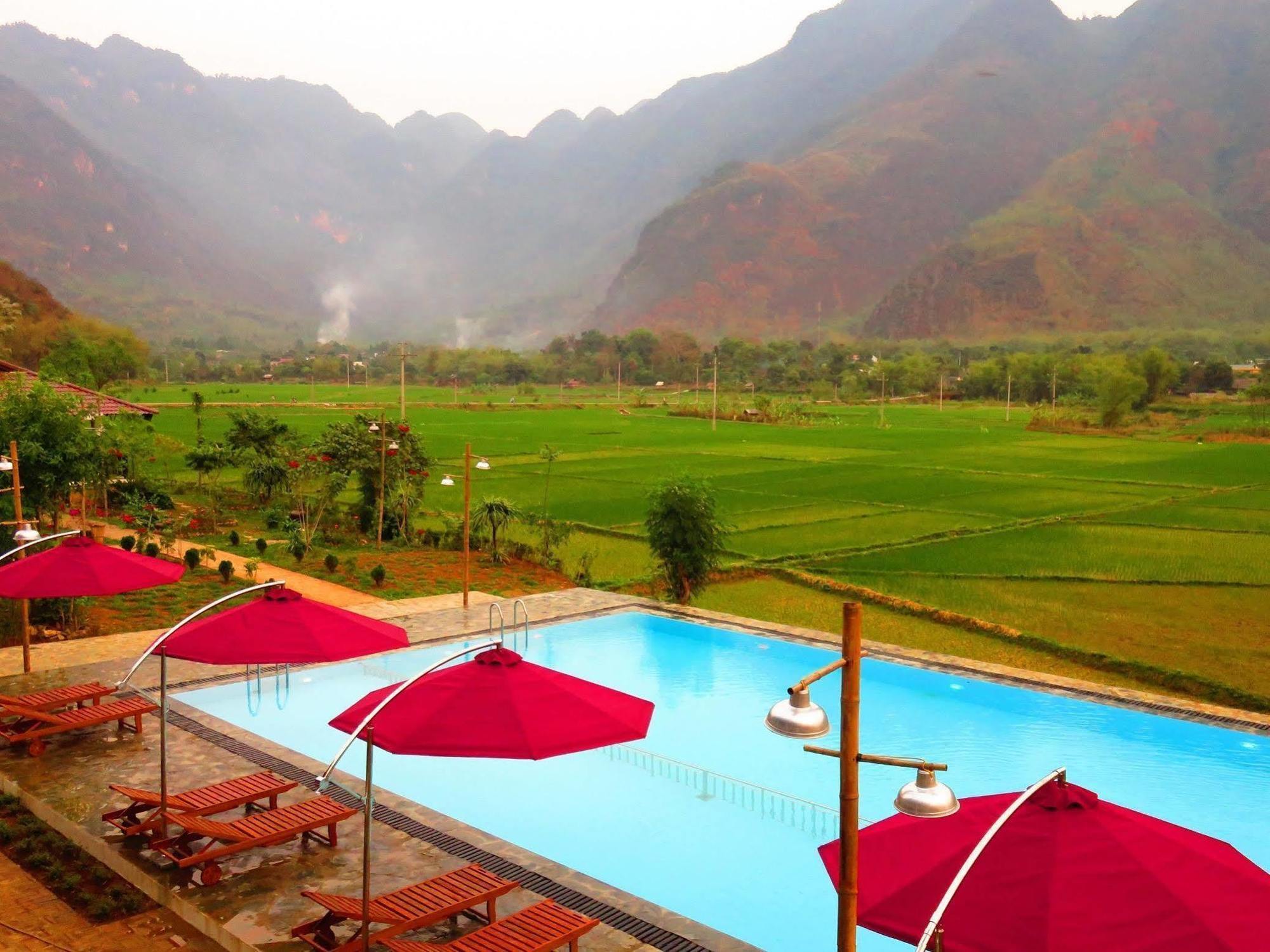 Sol Bungalows Hotel Mai Chau Exterior photo